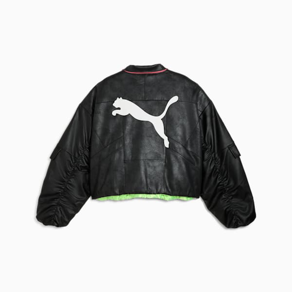 A$AP ROCKY x PUMA Men's Pleather Jacket, PUMA Black, extralarge-IND