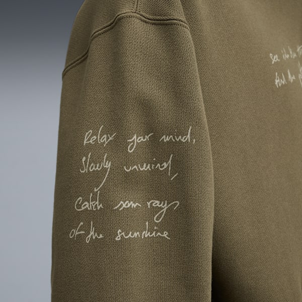 Sudadera estampada con capucha House of Graphics para hombre, Loden Green, extralarge