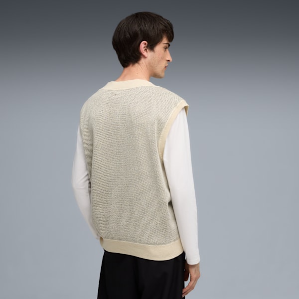 Special Items Knit Vest Men, Alpine Snow, extralarge