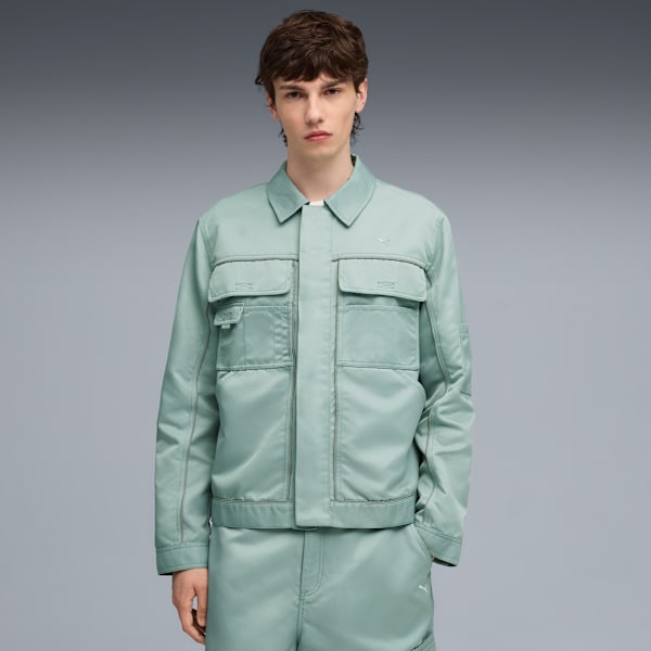 Puma Gear Jacket Men, Light Moss, extralarge