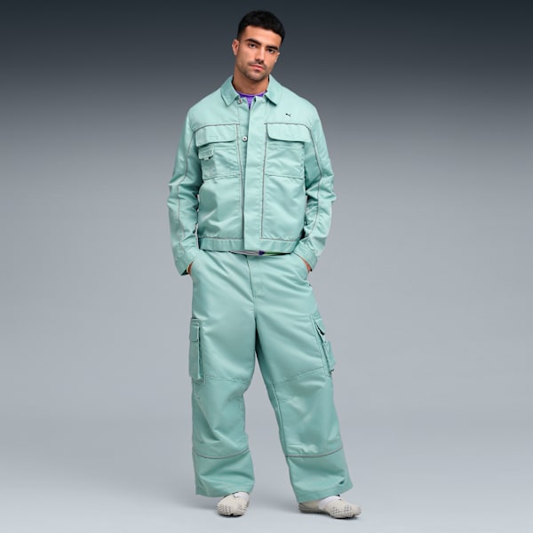 PUMA Gear Men's Relaxed Woven Pants, Light Moss, extralarge-IND