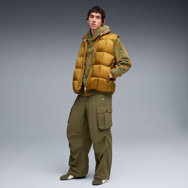 AOP Fleece Hoodie Men, Light Moss-AOP, extralarge
