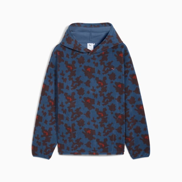 Special Items Men's All-Over Print Fleece Hoodie, Dark Indigo-AOP, extralarge-IND