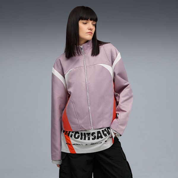 Nine To Five Jacket Unisex, Plum Jam, extralarge