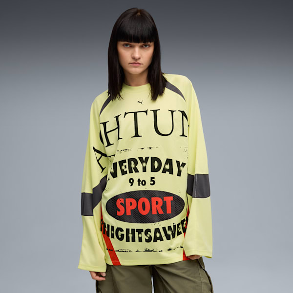 Nine To Five LS Jersey Unisex, Gold Moon, extralarge