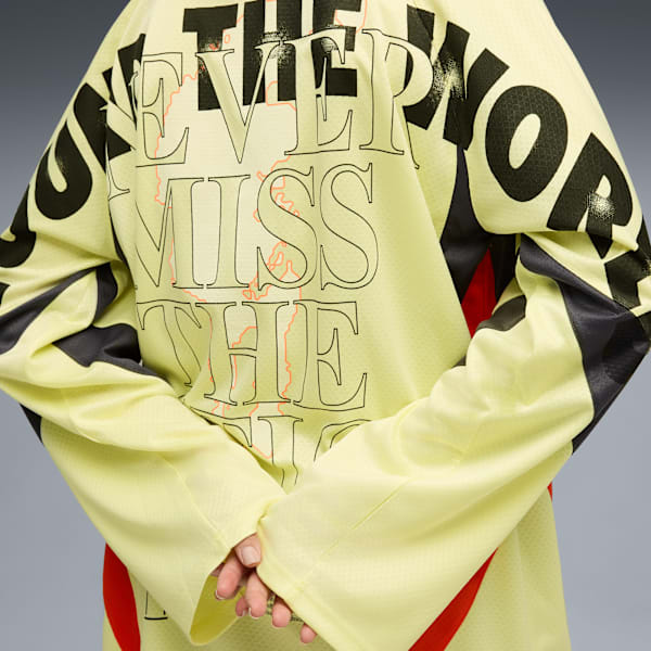 Nine To Five Long Sleeve Jersey, Gold Moon, extralarge-IND