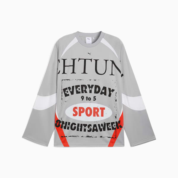 Nine To Five LS Jersey Unisex, Gray Echo, extralarge