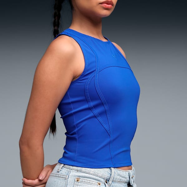 Nine To Five Women's Top, Bluetastic, extralarge-IND