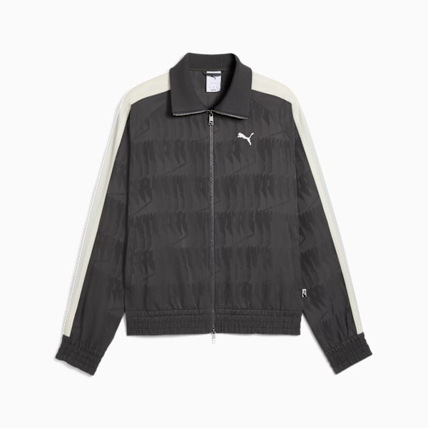 The NeverWorn VI T7 Track Jacket Men, Dusky Gray-AOP, extralarge