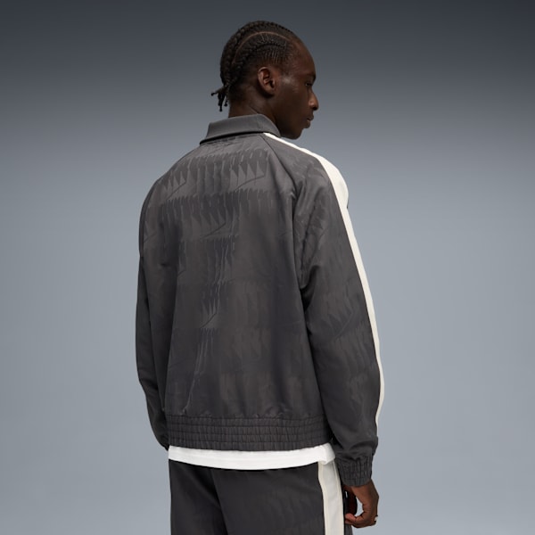 The NeverWorn VI T7 Track Jacket Men, Dusky Gray-AOP, extralarge