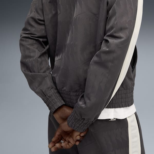 The NeverWorn VI T7 Track Jacket Men, Dusky Gray-AOP, extralarge