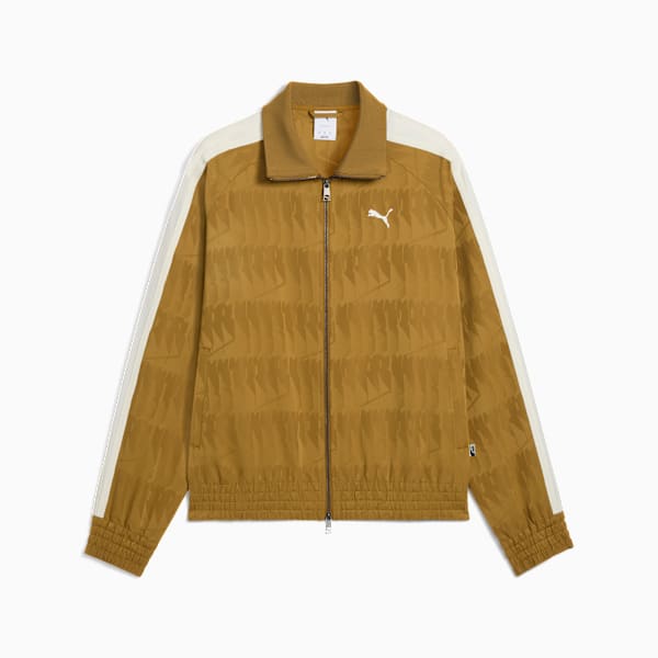 The NeverWorn VI T7 Track Jacket Men, Honey Butter-AOP, extralarge