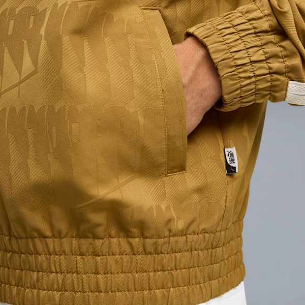 The NeverWorn VI T7 Track Jacket Men, Honey Butter-AOP, extralarge