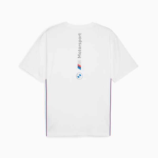 BMW M Motorsport Essentials+ Logo Tee Men, PUMA White, extralarge