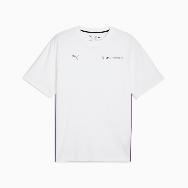 BMW M Motorsport Essentials+ Logo Tee Men, PUMA White, extralarge