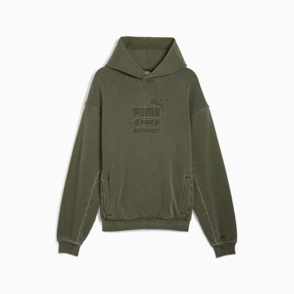 PUMA x REPRESENT Hoodie Men, Night Pine, extralarge