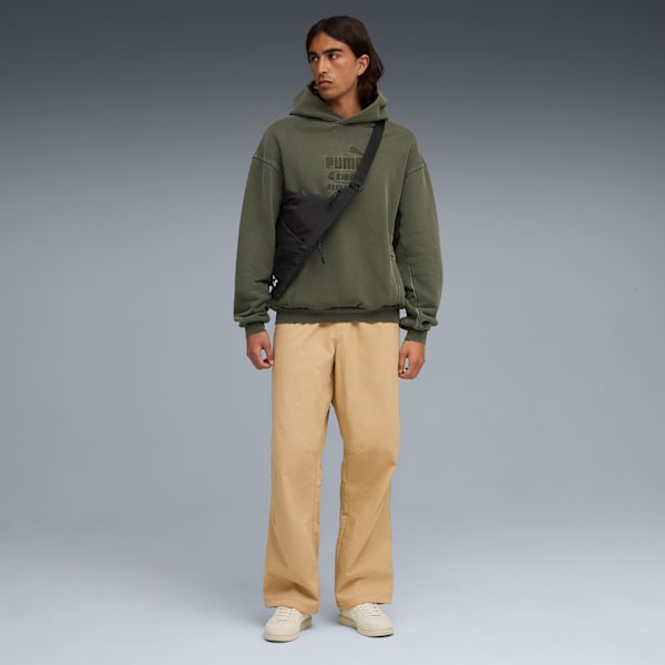 PUMA x REPRESENT Men's Oversized Hoodie, Night Pine, extralarge