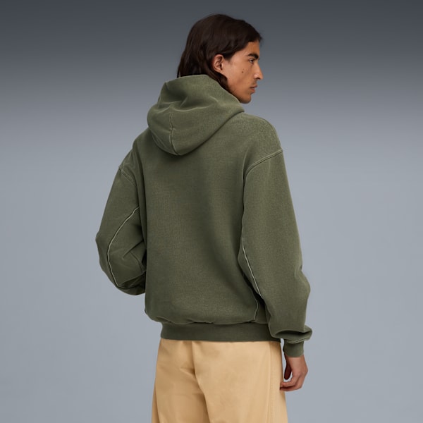 PUMA x REPRESENT Men's Oversized Hoodie, Night Pine, extralarge