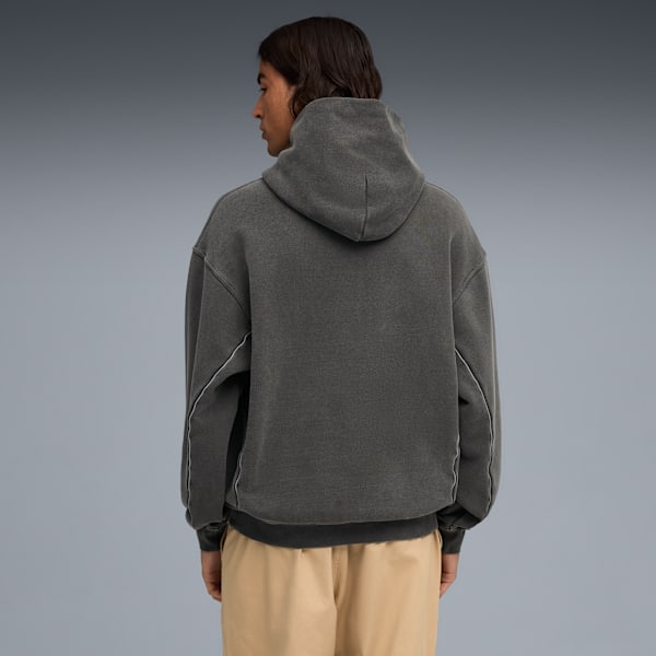 PUMA x REPRESENT Men's Oversized Hoodie, Flat Dark Gray, extralarge-IND