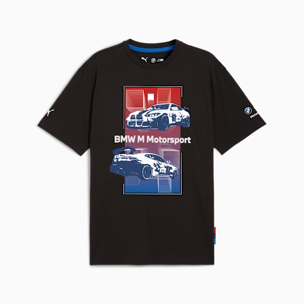 BMW M Motorsport Block Tee Men, PUMA Black, extralarge