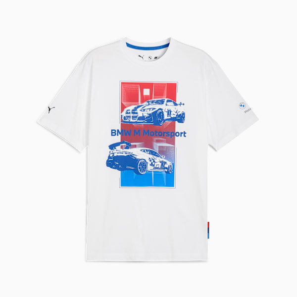 BMW M Motorsport Block Tee Men, PUMA White, extralarge