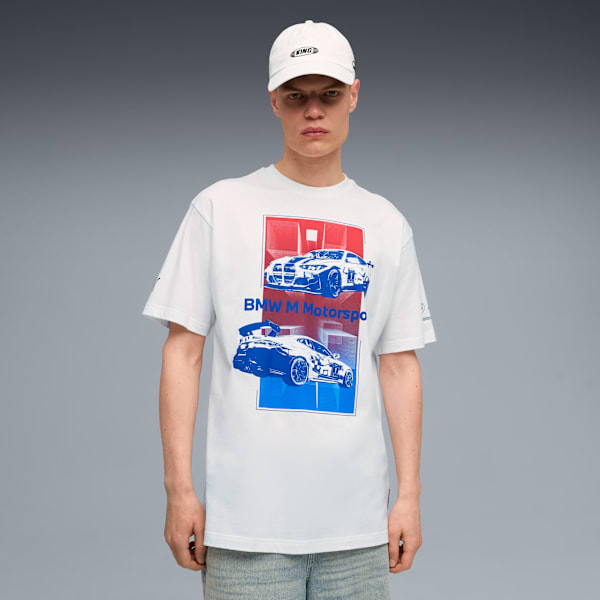 BMW M Motorsport Block Tee Men, PUMA White, extralarge
