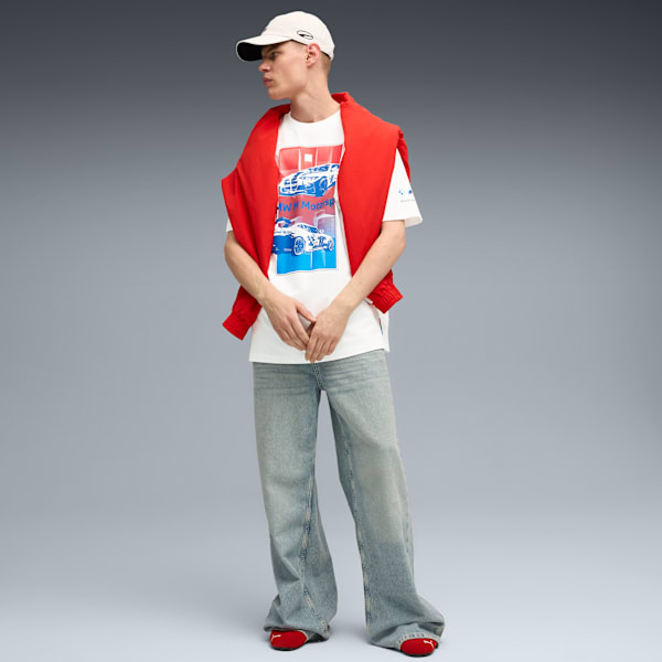BMW M Motorsport Block Tee Men, PUMA White, extralarge
