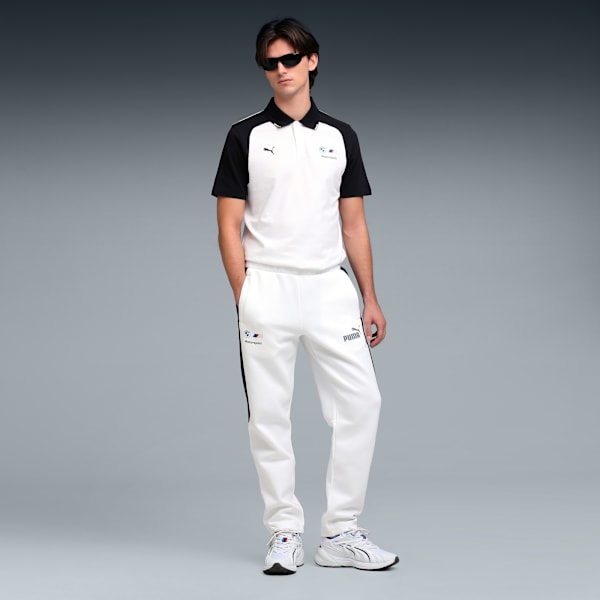 BMW MMS Men's Cotton Regular Fit Polo, PUMA White, extralarge-IND