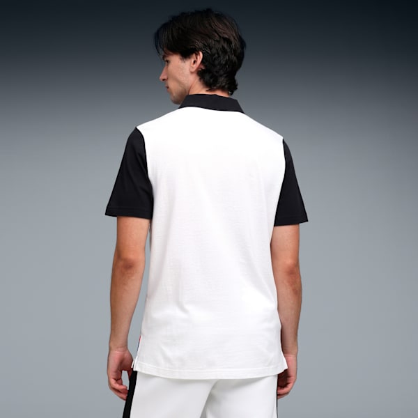 BMW MMS Men's Cotton Regular Fit Polo, PUMA White, extralarge-IND