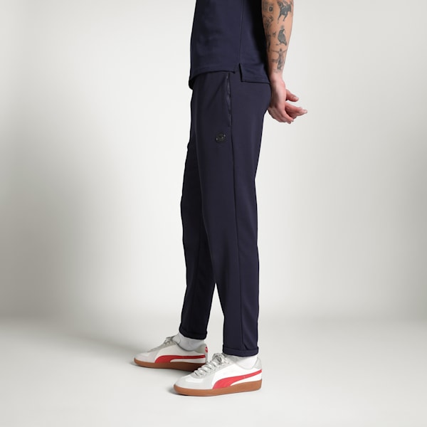 Men's Elevated Essential Waffle-Knit Pants, New Navy, extralarge-IND
