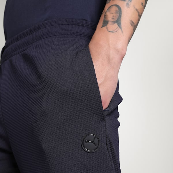 Men's Elevated Essential Waffle-Knit Pants, New Navy, extralarge-IND