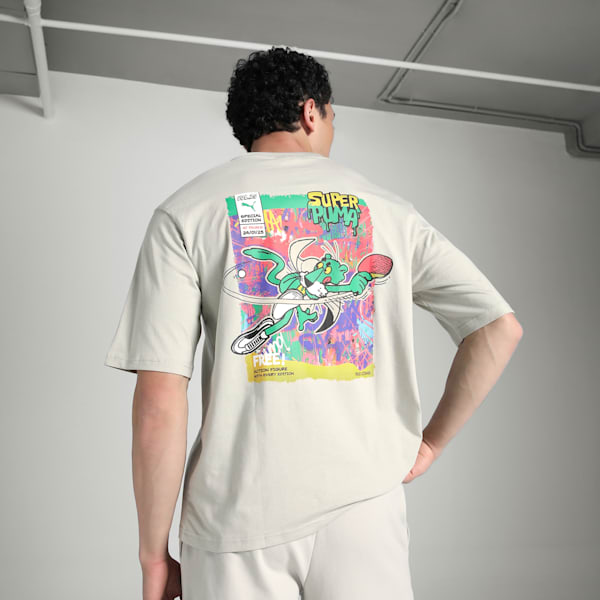 Men's Super Graphic Tee, Desert Dust, extralarge-IND