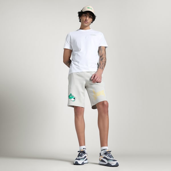 SUPER Men's Graphic Knit Shorts, Desert Dust, extralarge-IND