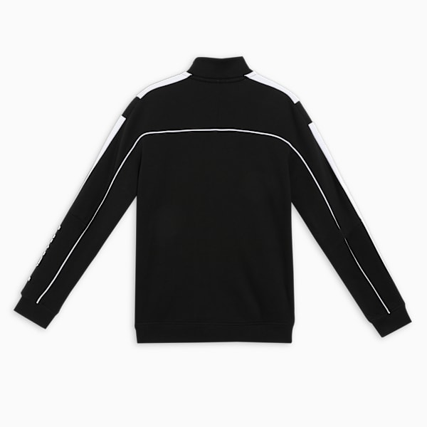 BMW MMS Kids' Colorblock MT7+ Sweat Jacket, PUMA Black, extralarge-IND