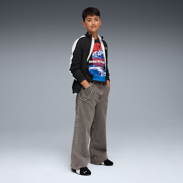 BMW M Motorsport Block Tee Youth, PUMA Black, extralarge