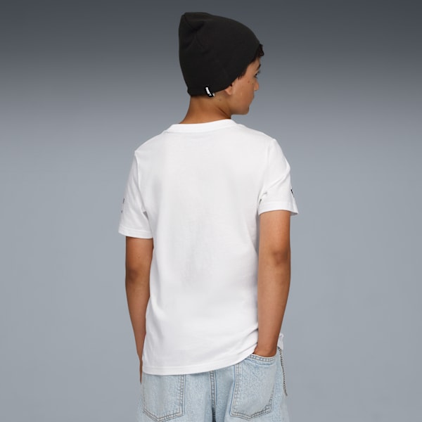 BMW M Motorsport Block Tee Youth, PUMA White, extralarge