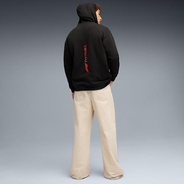 Sudadera con capucha y cremallera para hombre Formula 1® Motorsport Essentials, PUMA Black, extralarge