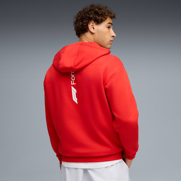 Chandail à capuchon à fermeture éclair entière F1® Essential+ Homme, Pop Red, extralarge