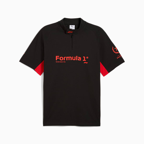 F1® 75yrs Regular Polo Men, PUMA Black, extralarge