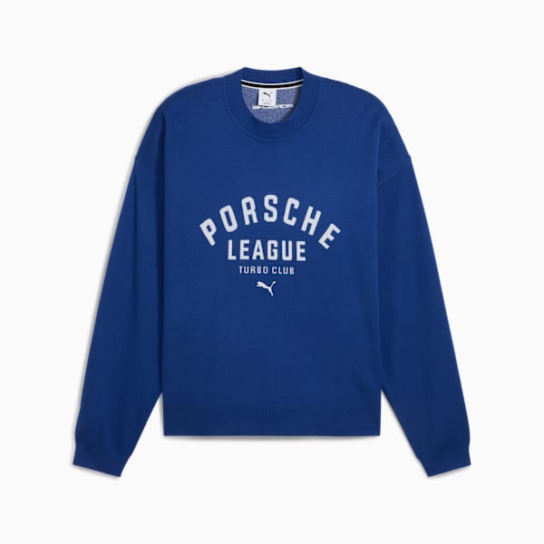 PUMA x PORSCHE LEGACY Lifestyle Knit Crew Neck Men, Clyde Royal, extralarge