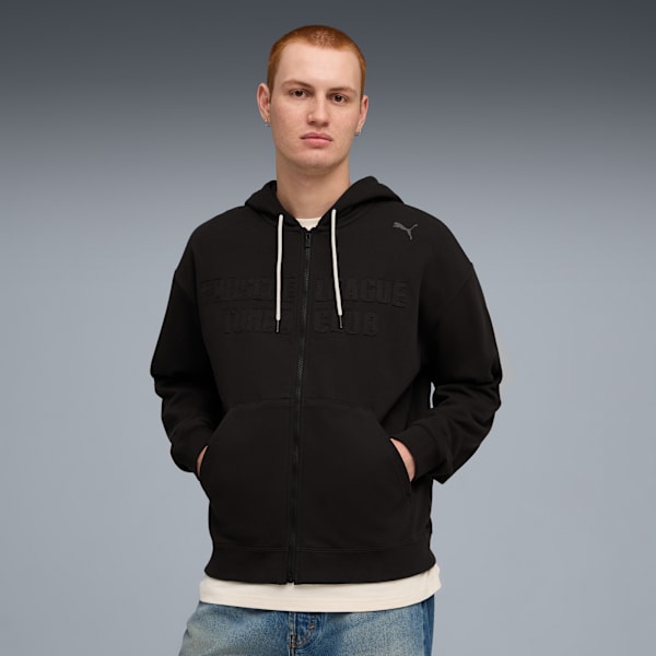 PUMA x PORSCHE LEGACY Lifestyle Zip Jacket Men, PUMA Black, extralarge