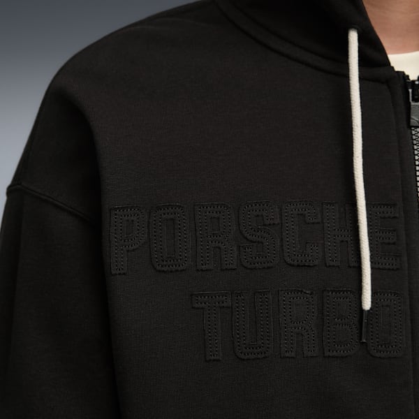 PUMA x PORSCHE LEGACY Lifestyle Zip Jacket Men, PUMA Black, extralarge