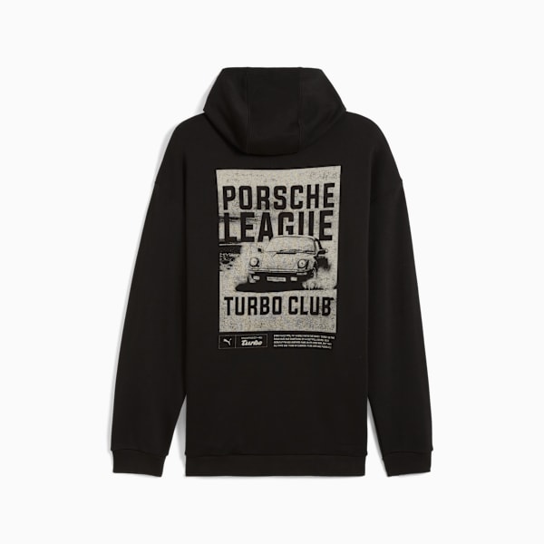 Porsche Legacy Graphic Hoodie Men, PUMA Black, extralarge