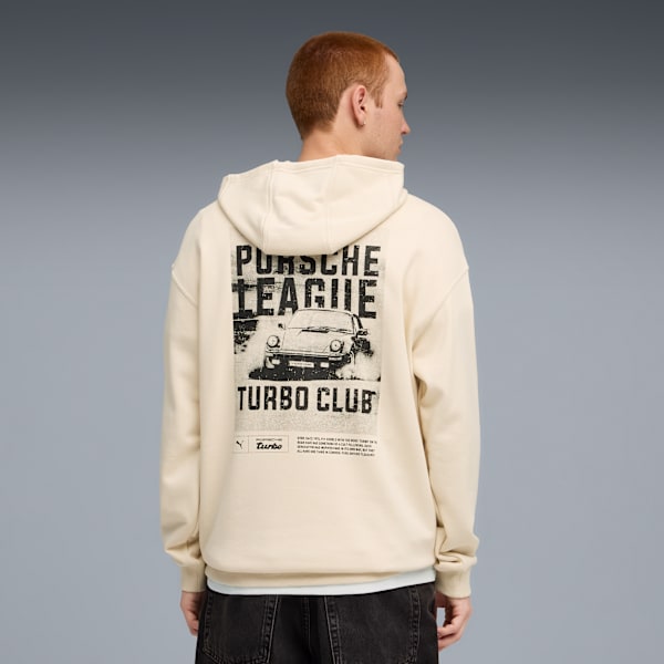 Porsche Legacy Graphic Hoodie Men, Alpine Snow, extralarge
