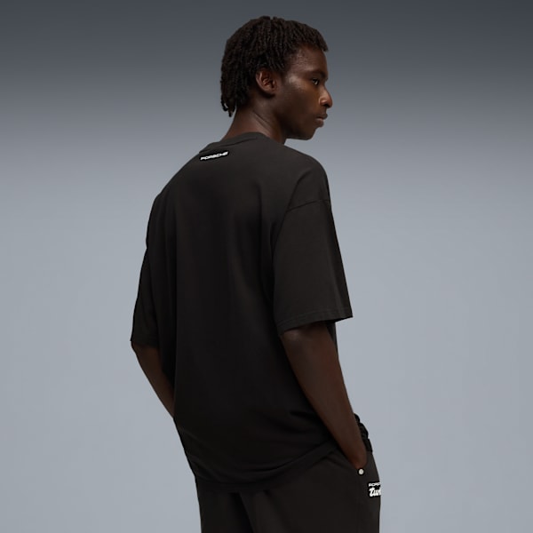 PUMA x PORSCHE LEGACY Graphic Tee 2 Men, PUMA Black, extralarge