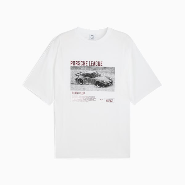 PUMA x PORSCHE LEGACY Graphic Tee 2 Men, PUMA White, extralarge