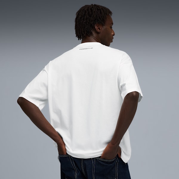 PUMA x PORSCHE LEGACY Graphic Tee 2 Men, PUMA White, extralarge