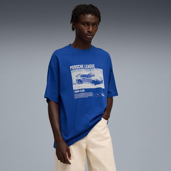 PUMA x PORSCHE LEGACY Graphic Tee 2 Men, Clyde Royal, extralarge