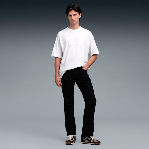 Porsche Legacy Men's Oversized Puff Print Tee, PUMA White, extralarge-IND