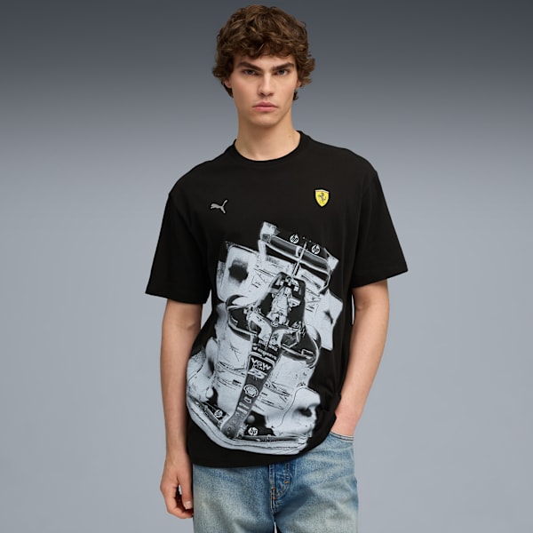 Scuderia Ferrari Premium Tee Men, PUMA Black, extralarge-GBR